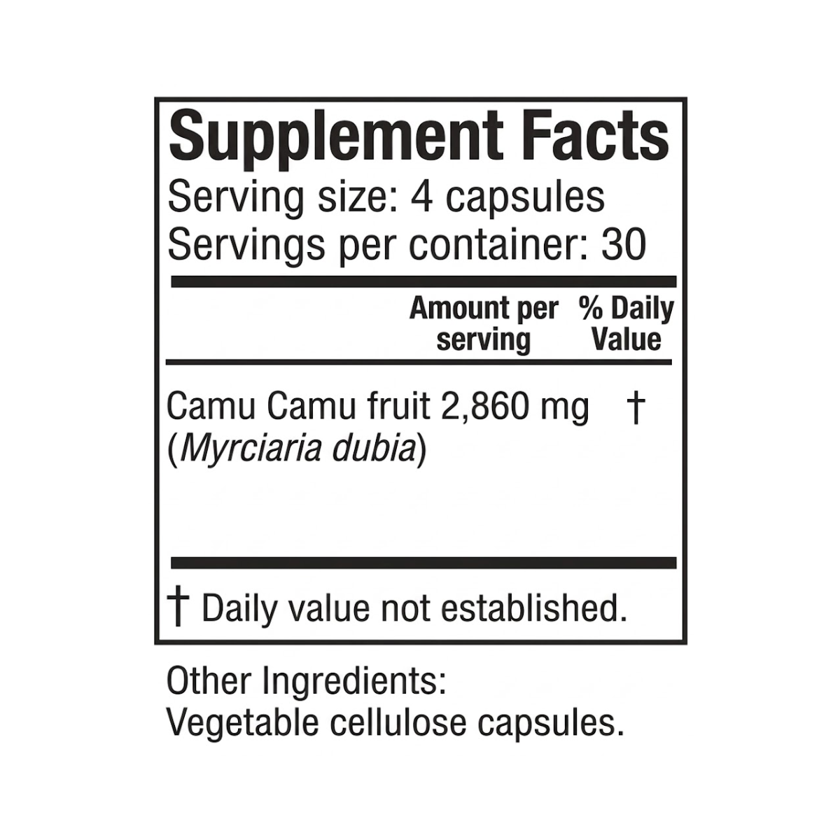 Camu Supreme CAPSULES