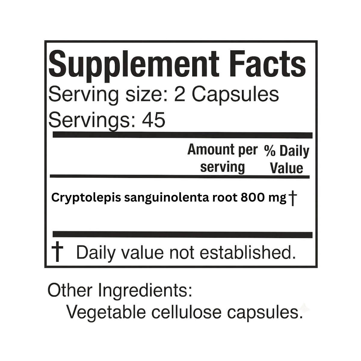 Cryptolepis Supreme