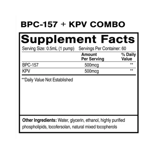 Liposomal BPC-157+KPV Oral Peptide