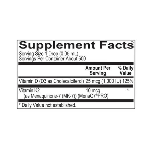 Liquid Vitamin D3 with K2