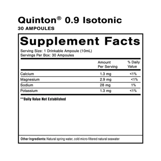 Quinton® 0.9 Isotonic Ampoules