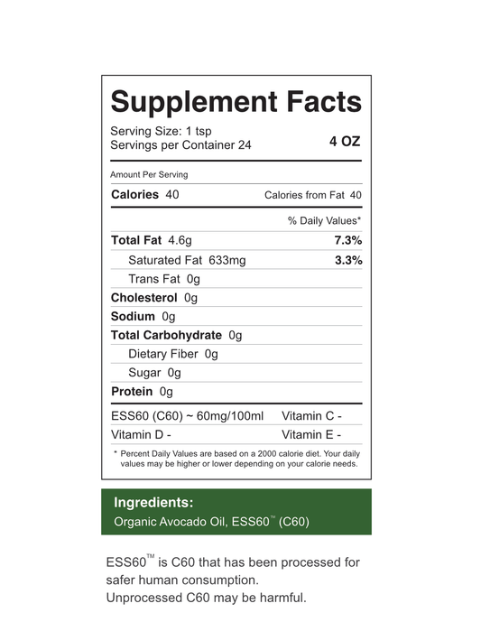 C60 Avocado Oil