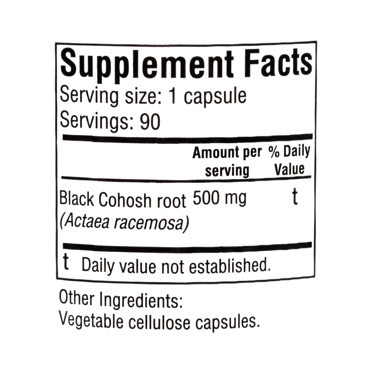Black Cohosh Supreme