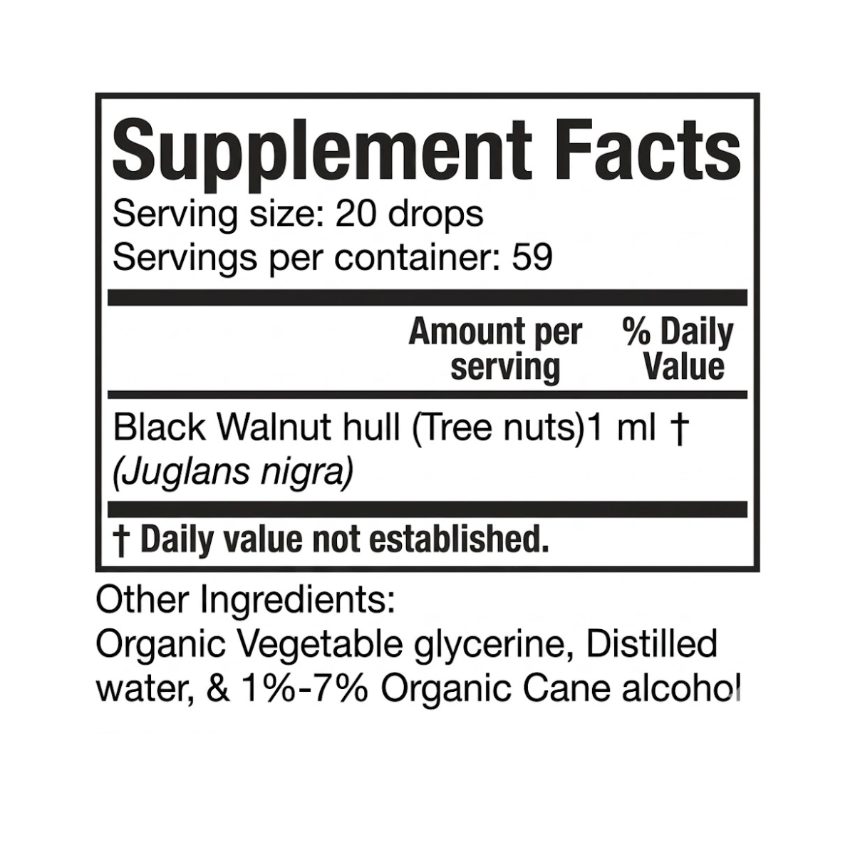 Black Walnut Tincture
