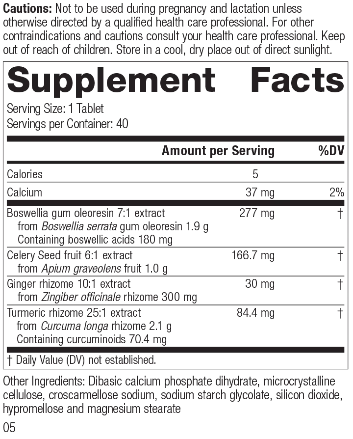 Boswellia Complex- 40 tablets