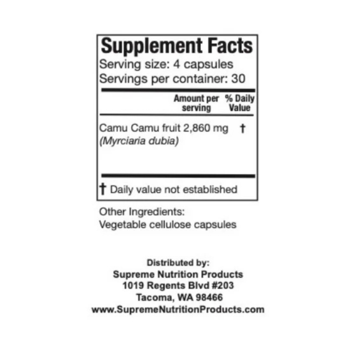 Camu Supreme CAPSULES