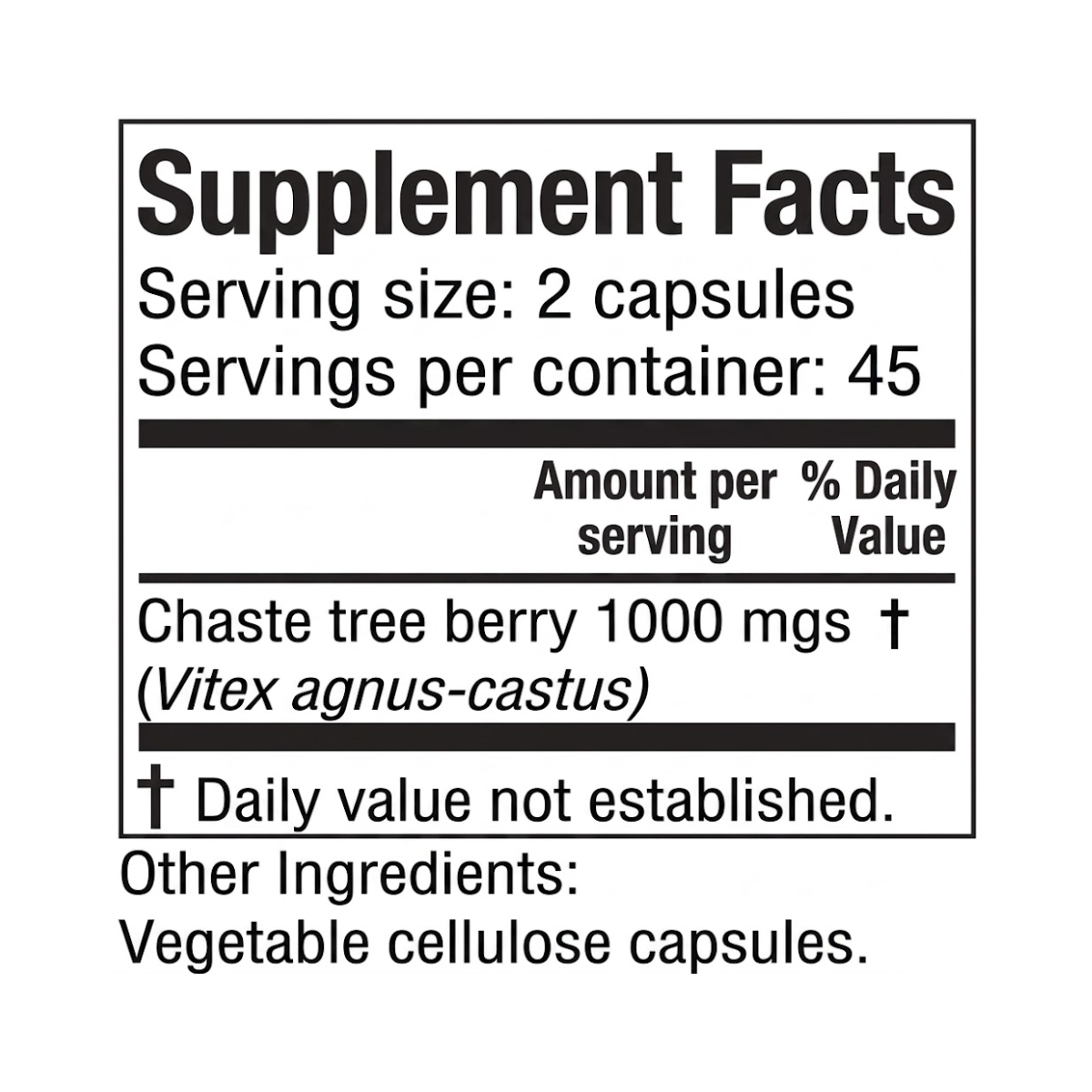 Chaste Tree Supreme