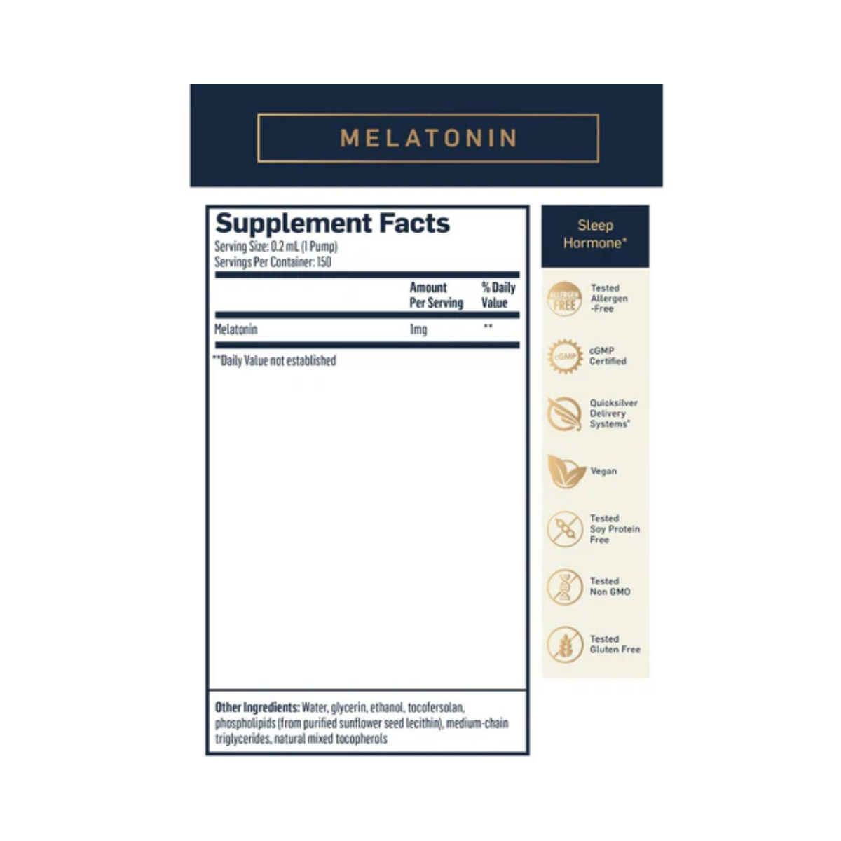 Nanoemulsified Melatonin
