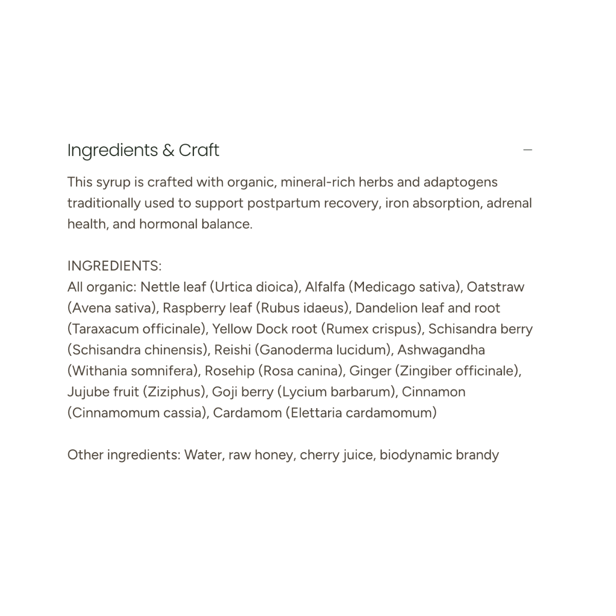 Postpartum Restorative Tonic