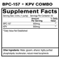 Liposomal BPC-157+KPV Oral Peptide